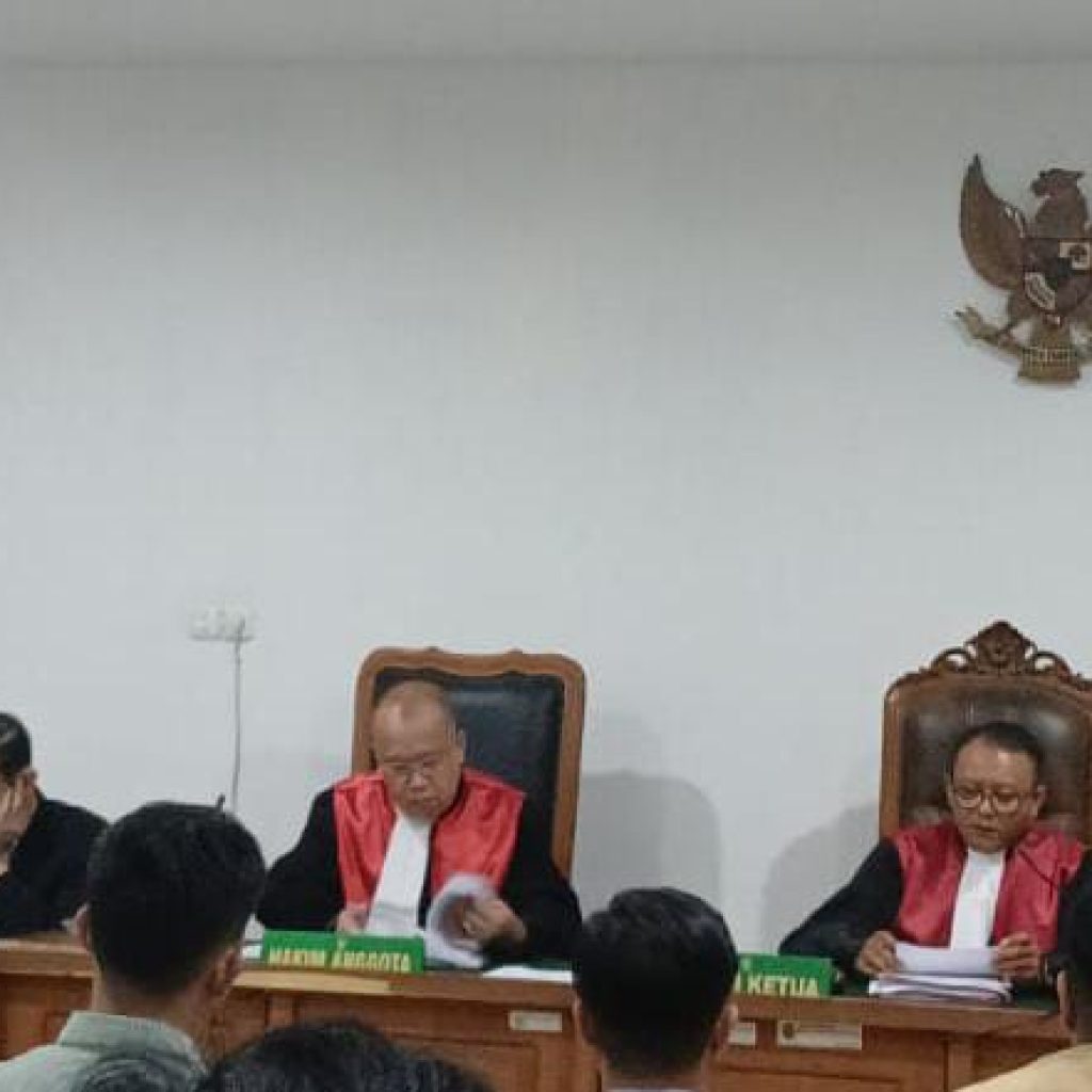 Sidang Lanjutan Kasus Dugaan Suap Pengadaan Barang dan Jasa di lingkungan Dinas Pekerjaan Umum dan Penataan Ruang (PUPR) Kabupaten Ogan Komering Ulu, Senin (23/6/23)